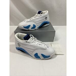 Nike Air Jordan 14 XIV Low '99 136019-101 Obsidian-Columbia Blue Size 12 NEW
